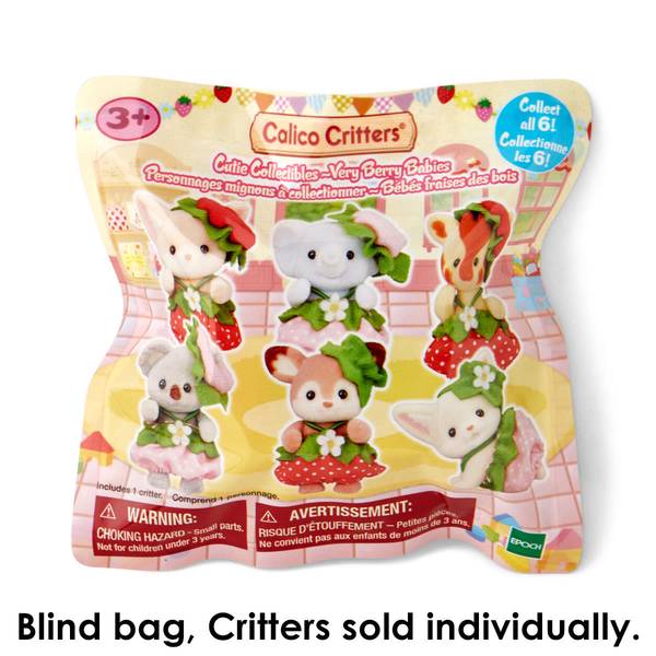 CALICO CRITTERS CUTIE COLLECTIBLES VERY BERRY BABIES MYSTERY