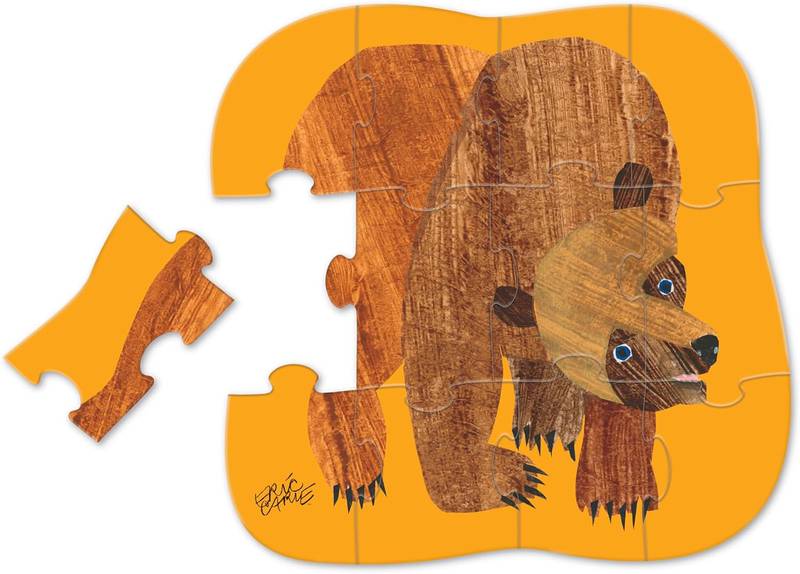 PUZZLE: ERIC CARLE BROWN BEAR 12 PIECES