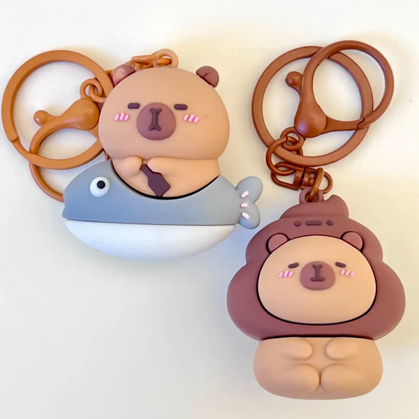 CAPYBARA SILLY KEYCHAIN