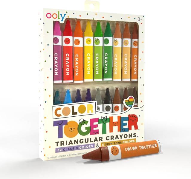 COLOR TOGETHER: TRIANGULAR CRAYONS