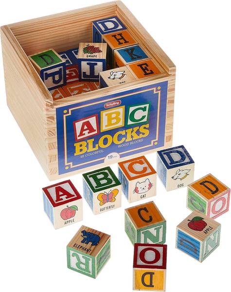 ALPHABET BLOCKS 48 PCS
