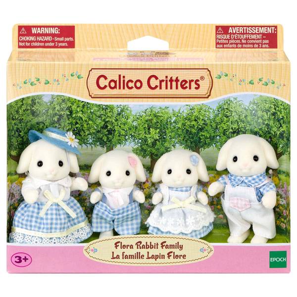 CALICO CRITTERS FLORA RABBIT FAMILY