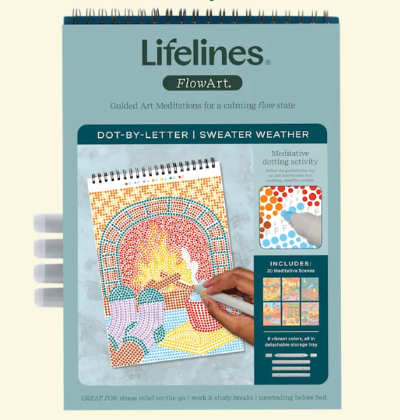 LIFELINES FLOWART DOT-BY-LETTER SWEATER WEATHER