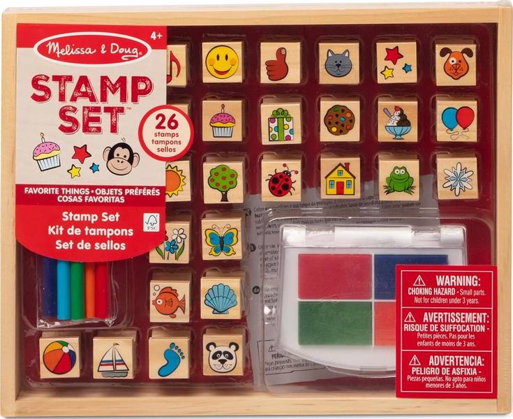 WOODEN FAVORITE THINGS STAMP SET