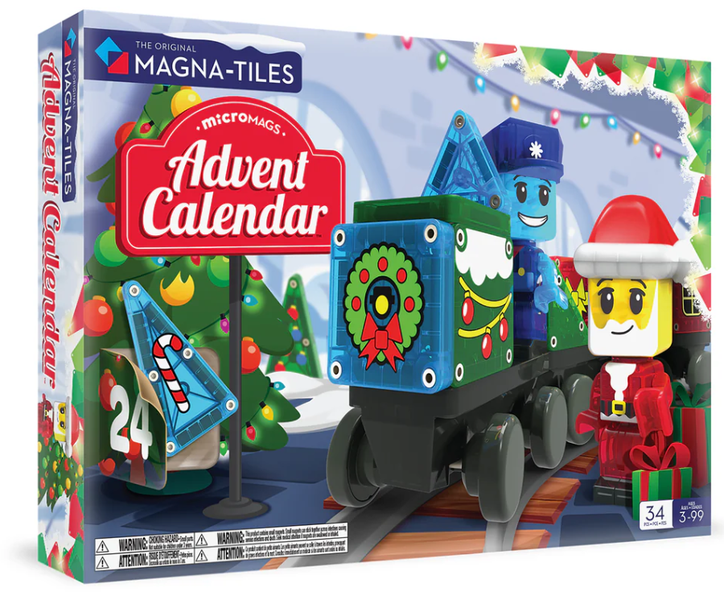 MAGNA-TILES ADVENT CALENDAR 34-PIECE SET