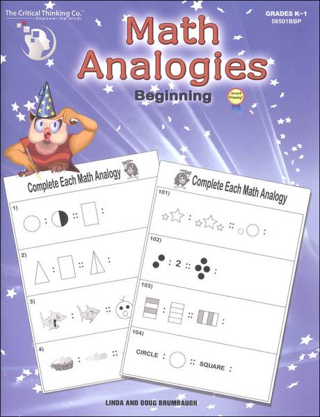 MATH ANALOGIES BEGINNING GRADE K-1