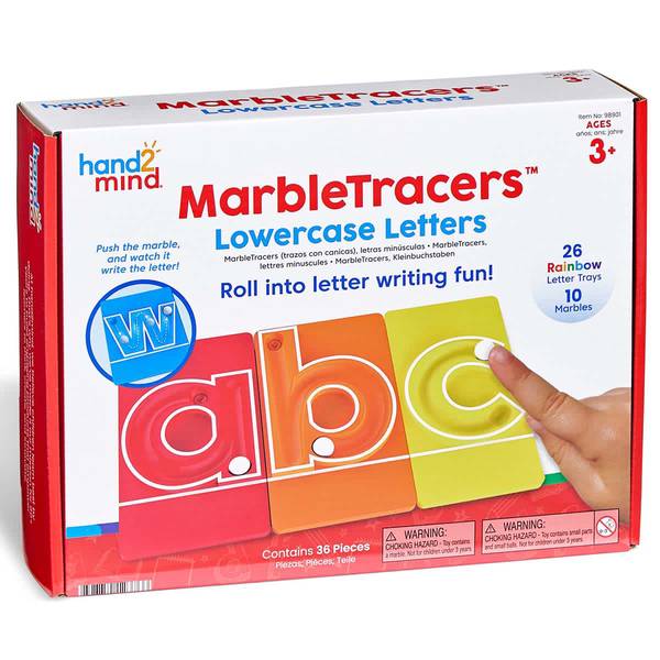 MARBLE TRACERS LOWERCASE LETTERS