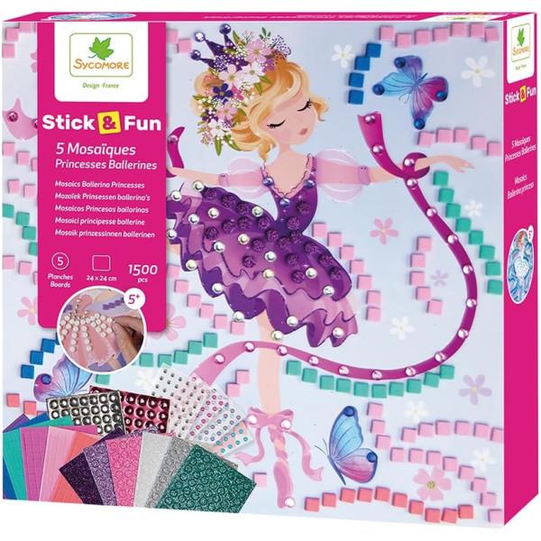 STICK & FUN MOSAICS BALLERINA PRINCESSES