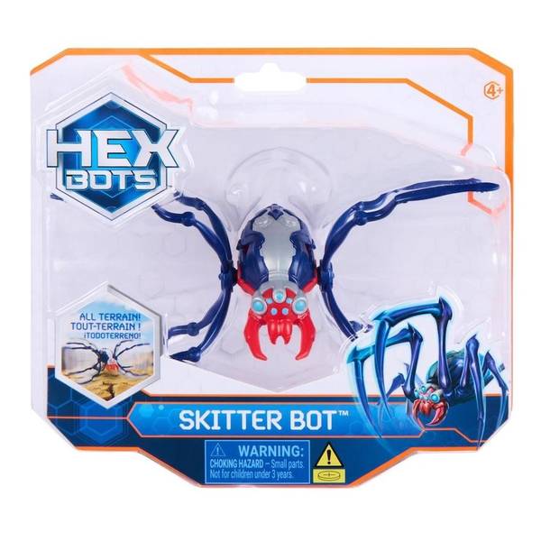 HEX BOTS SKITTER BOT SILVER/BLUE