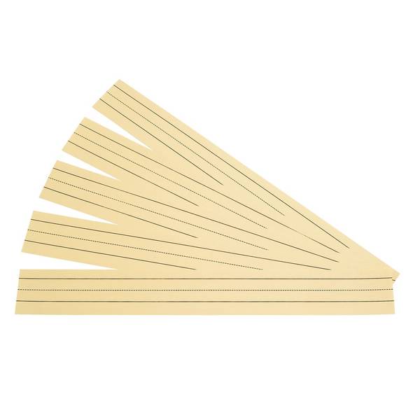 SENTENCE STRIPS: 24"X3" RULED MANILA 1 1/2"