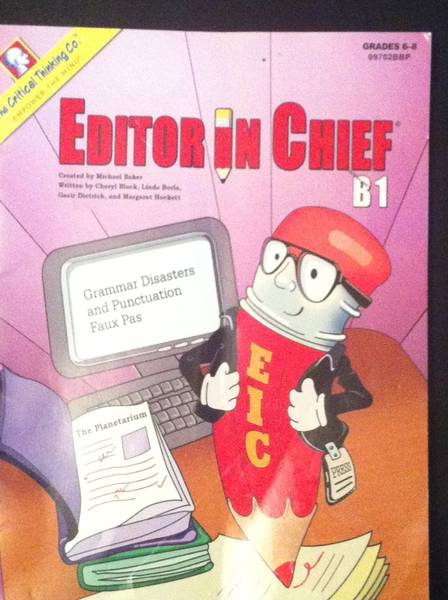 EDITOR IN CHIEF B1 GRADE 6-8