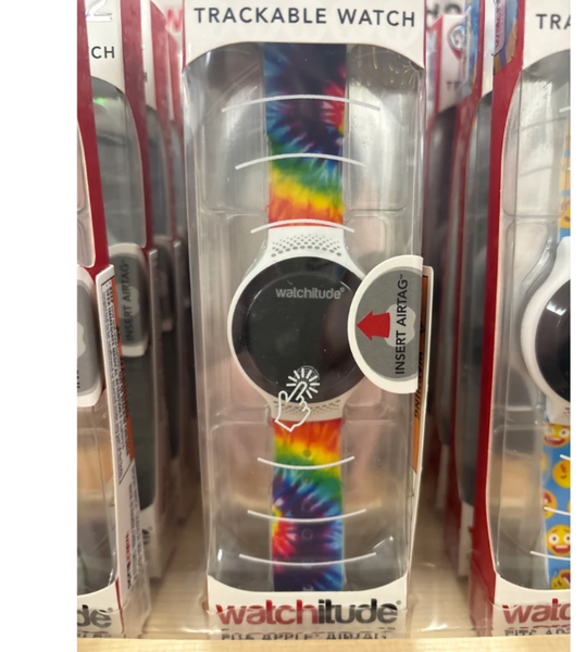TAG'D 2 TRACKABLE WATCH- RAINBOW TIE DYE