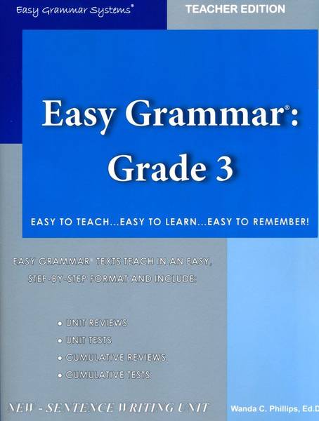 EASY GRAMMAR: GRADE 3 TEACHER'S EDITION