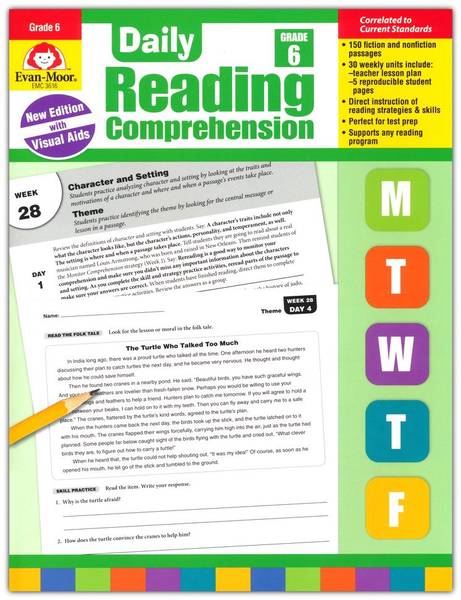 DAILY READING COMPREHENSION: GRADE 6