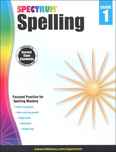 SPECTRUM COMMON CORE SPELLING GRADE 1
