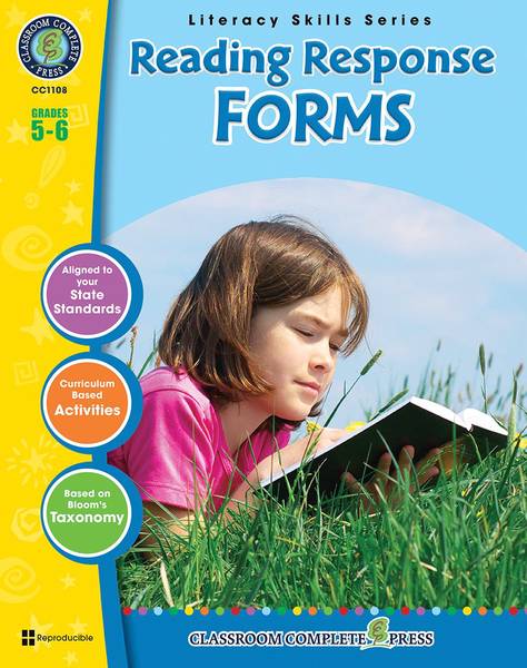 (SALE) READING RESPONSE FORMS SERIES: READING RESPONSE FORMS GRADE 5-6