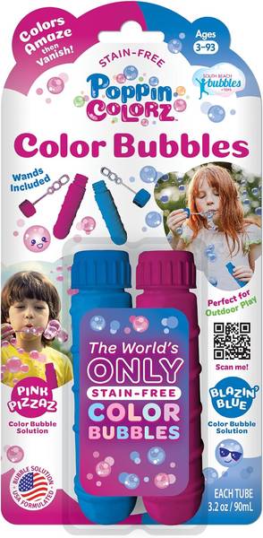 POPPIN COLORZ COLOR BUBBLES 2 PACK