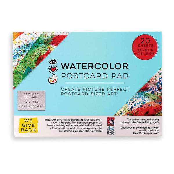 WATERCOLOR POSTCARD PAD