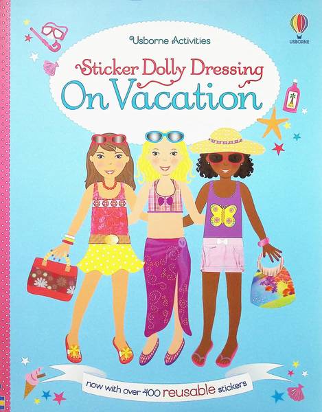 STICKER DOLLY DRESSING ON VACATION