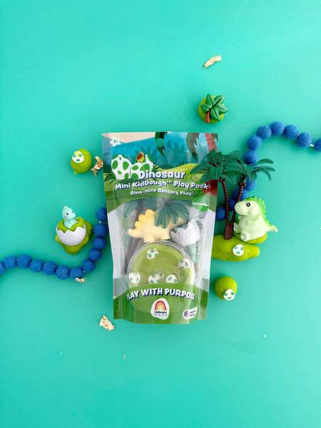 MINI KIDDOUGH PLAY PACK: DINOSAUR WATERMELON