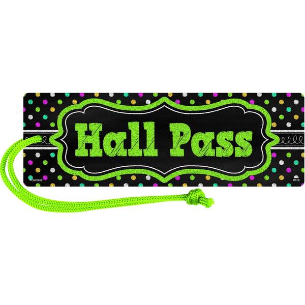 HALL PASS: HALL CHALKBOARD BRIGHTS