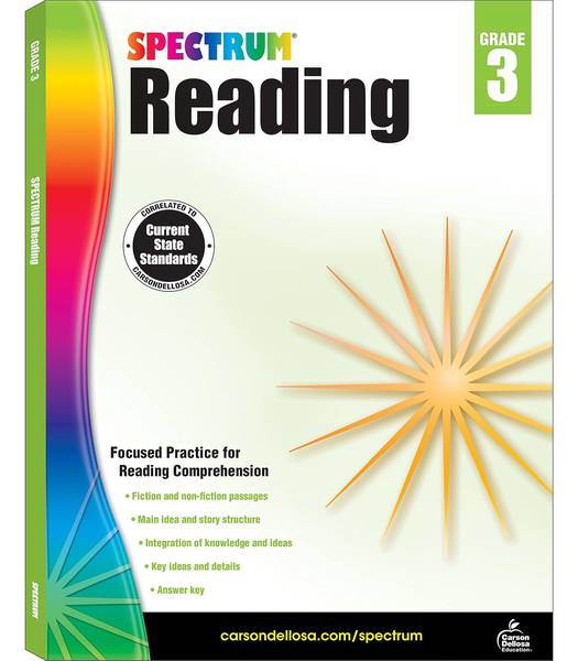 SPECTRUM COMMON CORE READING GRADE 3