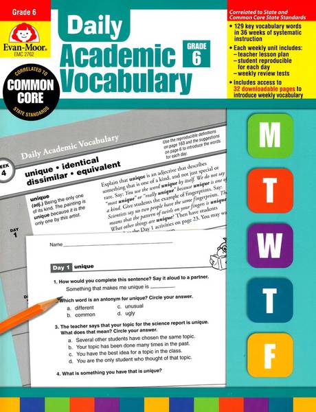 DAILY ACADEMIC VOCABULARY: GRADE 6+