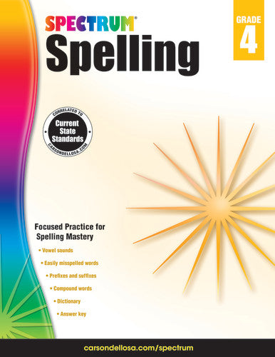 SPECTRUM COMMON CORE SPELLING GRADE 4