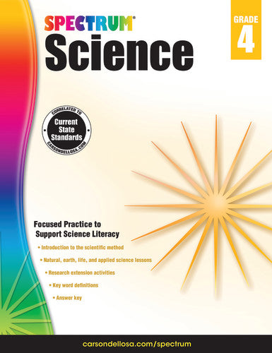 SPECTRUM COMMON CORE SCIENCE GRADE 4