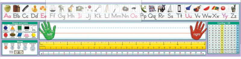 ADHESIVE DESK PLATES: TRADITIONAL MANUSCRIPT