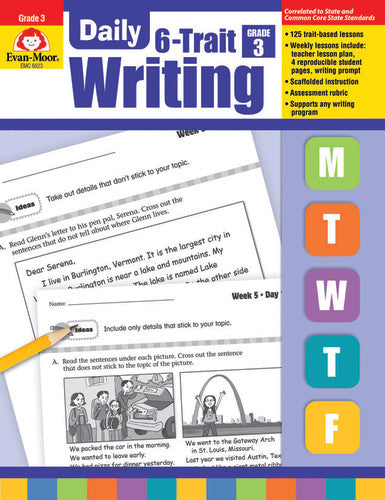 DAILY 6-TRAIT WRITING GRADE 3