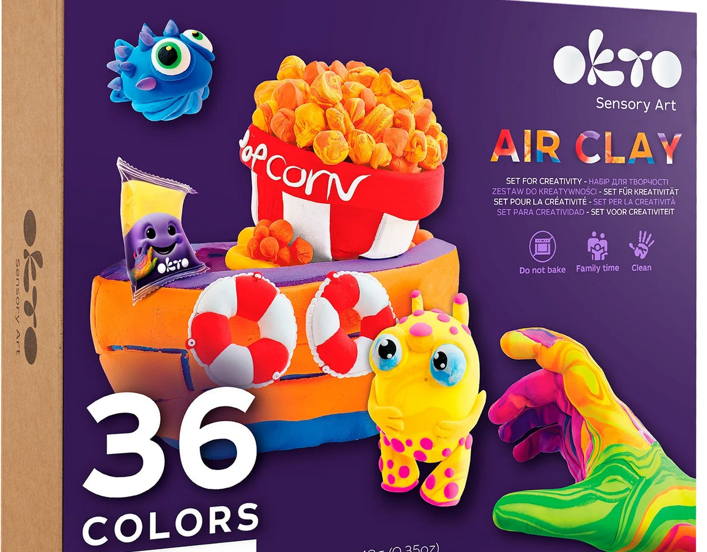 SENSORY ART: 36 COLORS OF AIR CLAY