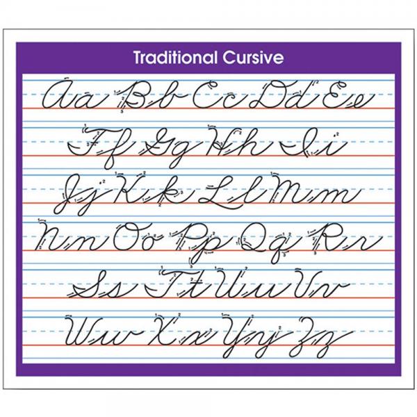 ADHESIVE DESK PROMPTS: TRADITIONAL CURSIVE