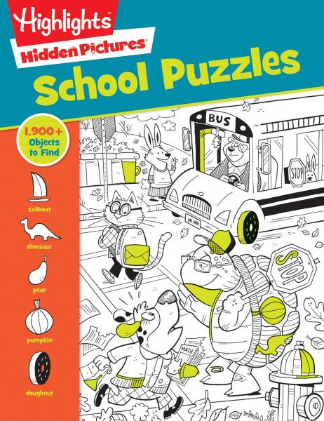 HIGHLIGHTS HIDDEN PICTURES SCHOOL PUZZLES