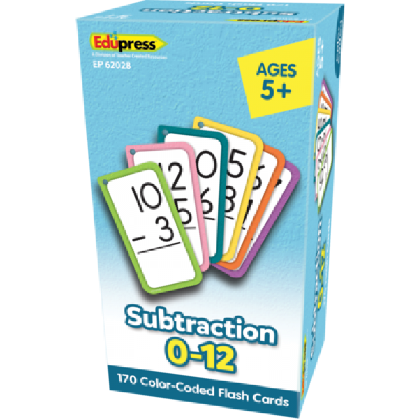 FLASH CARDS: SUBTRACTION ALL FACTS 0-12