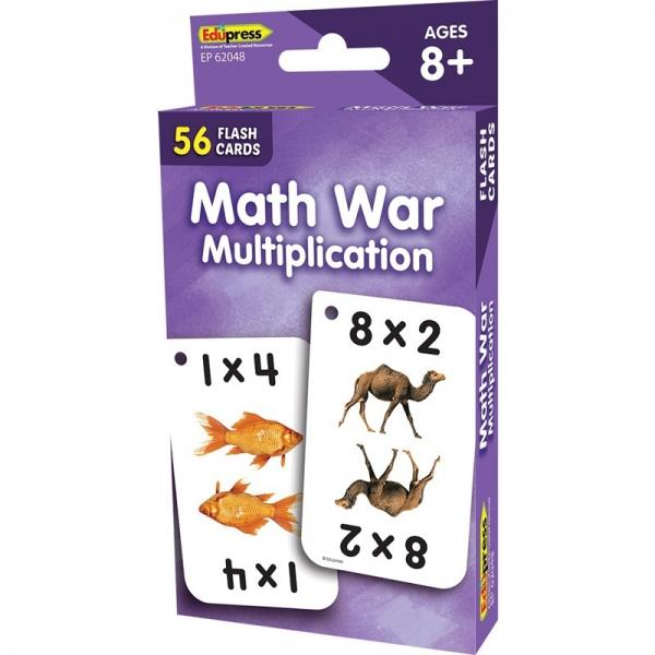 FLASH CARDS: MATH WAR MULTIPLICATION