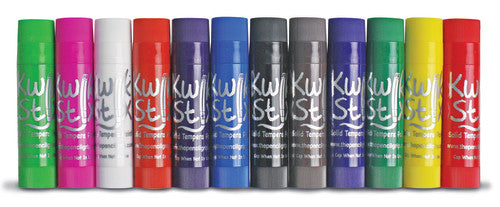 KWIK STIX SOLID TEMPERA PAINT 12PK