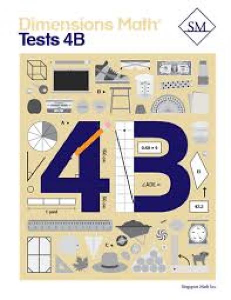 DIMENSIONS MATH TESTS 4B