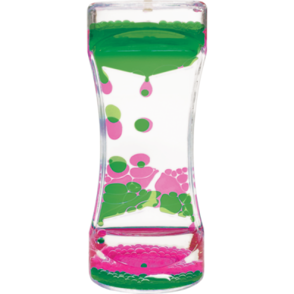 LIQUID MOTION BUBBLER PINK & GREEN
