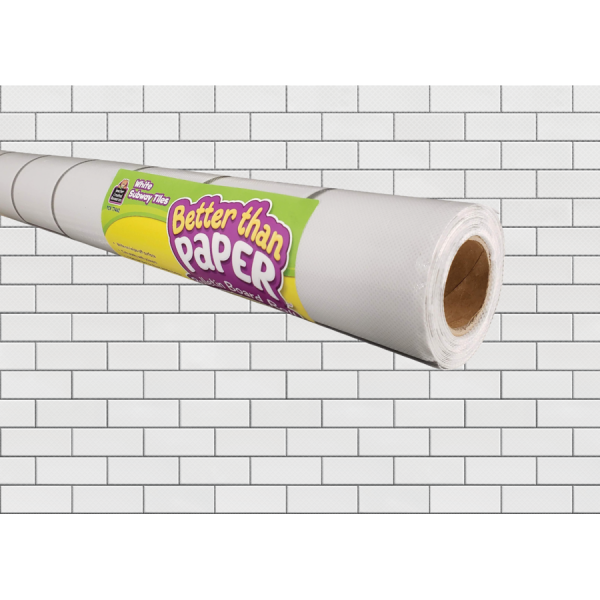 BETTER THAN PAPER: WHITE SUBWAY TILES