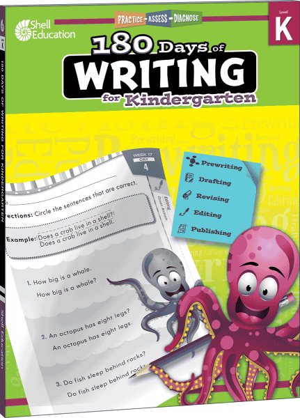 180 DAYS OF WRITING FOR KINDERGARTEN