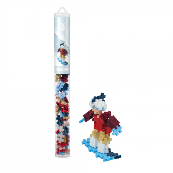 PLUS PLUS TUBE: SNOWBOARDER