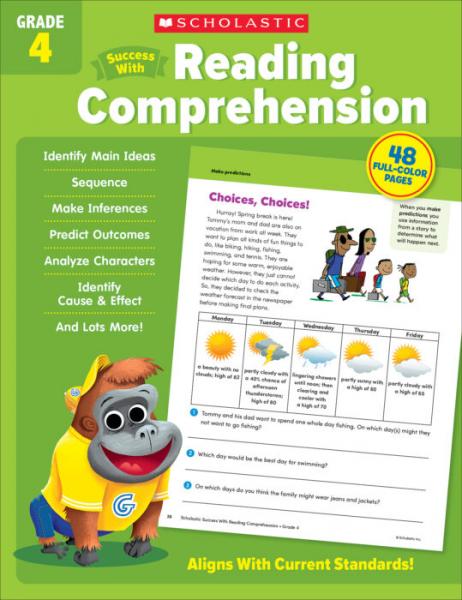 SUCCESS WITH READING COMPREHENSION GRADE 4
