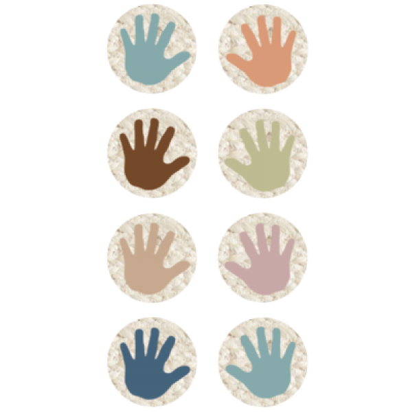 MINI STICKERS: HELPING HANDS EVERYONE IS WELCOME