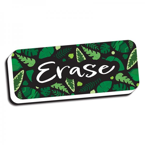 WHITEBOARD ERASER: MAGNETIC GREENERY 2"X5"