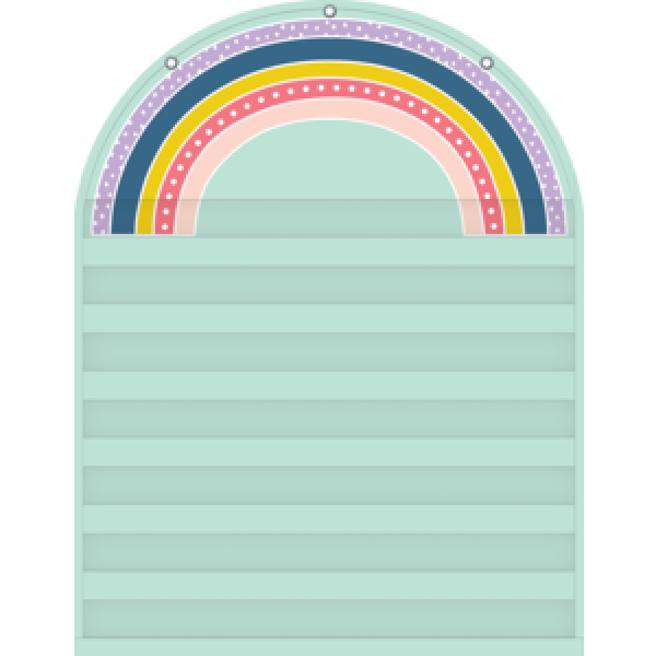 POCKET CHART: OH HAPPY DAY RAINBOW 7 POCKET