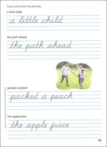 D'NEALIAN HANDWRITING CURSIVE GRADE 3