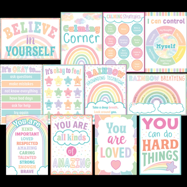 SMALL POSTER PACK: PASTEL POP CALMING STRATEGIES