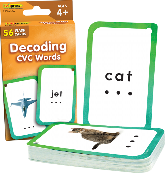 FLASH CARDS: DECODING CVC WORDS
