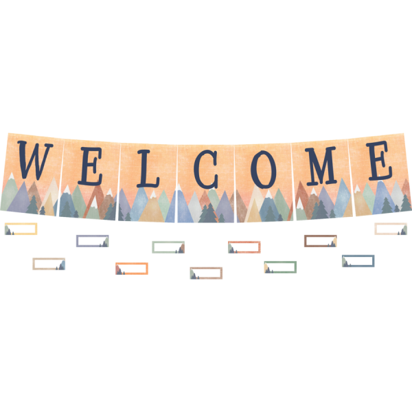 BULLETIN BOARD SET: MOVING MOUNTAINS WELCOME
